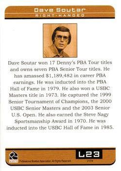 2008 Rittenhouse PBA - Legends #L23 Dave Soutar Back